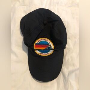 Aviator Nation Black Cap Aspen EUC 1278